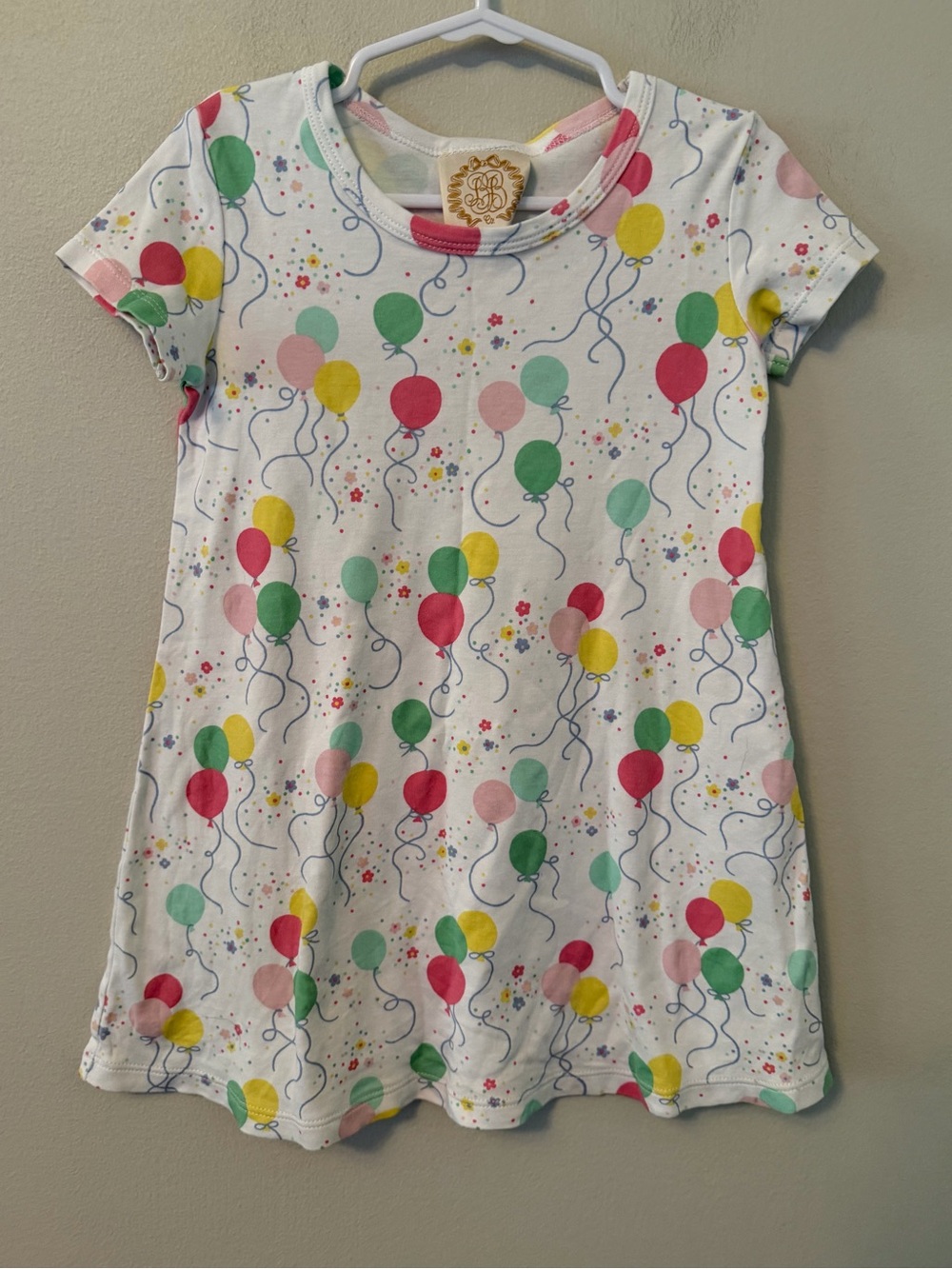 The Beaufort Bonnet Company Colorful Balloon Polly Play Dress